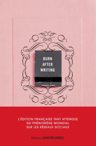 Burn after writing