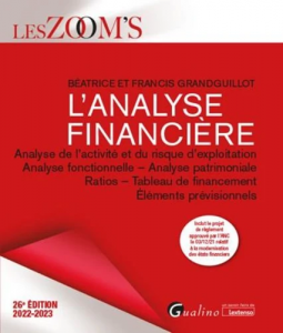 L'analyse financière - Analyse de l'activité et du risque d'exploitation, Analyse fonctionnelle, Analyse patrimoniale, Ratios, Tableau de financement, Éléments prévisionnels -