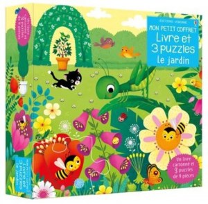 Le jardin - Avec 1 livre cartonné et 3 puzzles de 9 pièces